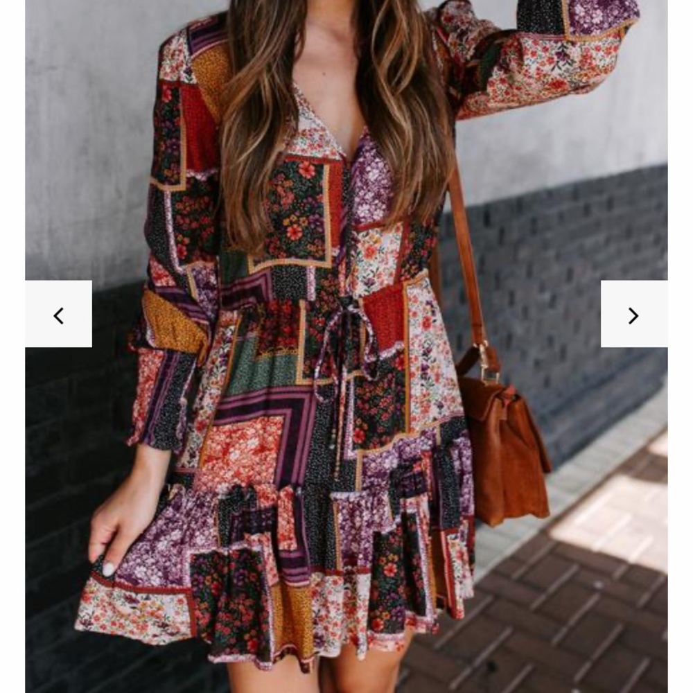 Vici dolls patchwork dress